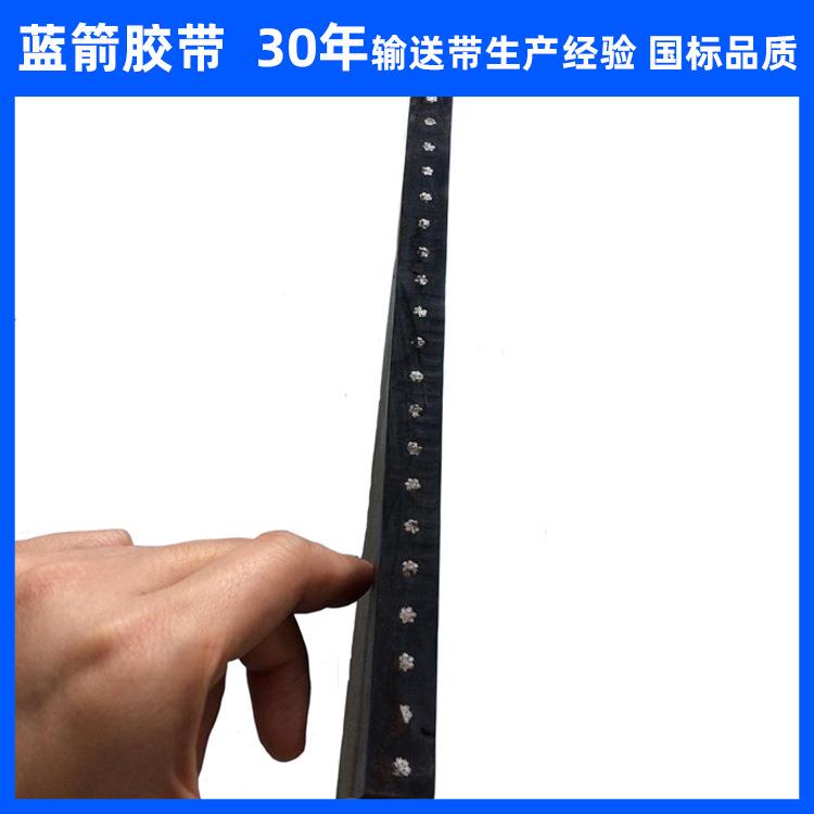 河北蓝箭厂家供应ST6330-ST7500钢丝绳芯阻燃胶带输送带