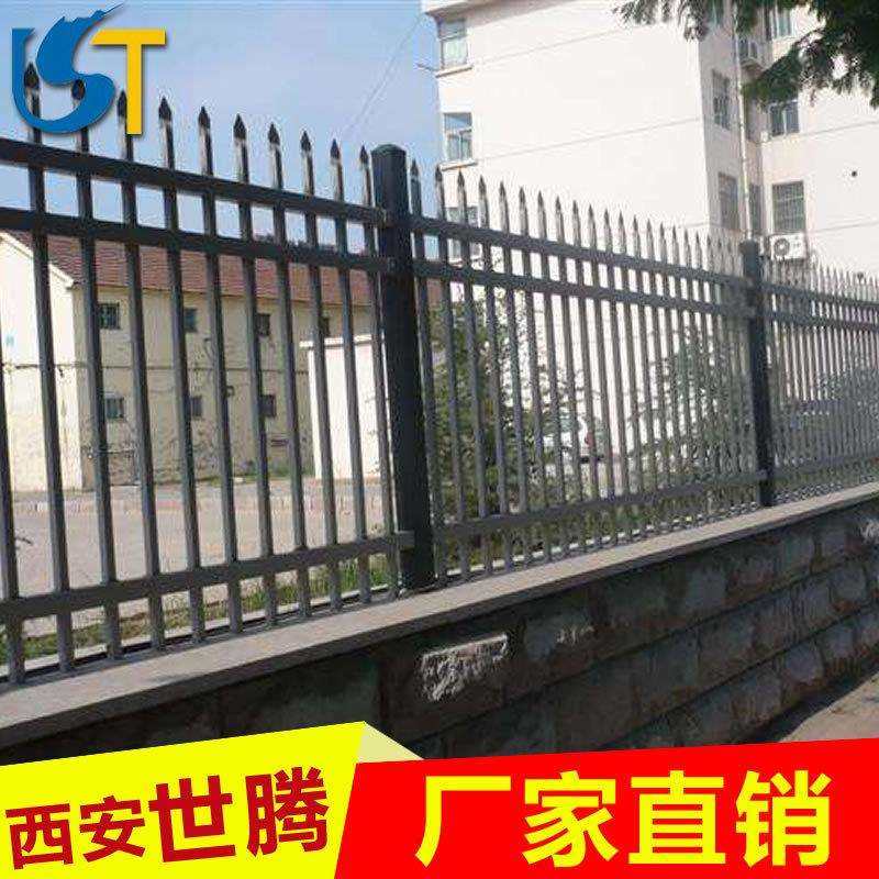 厂家透视锌钢围墙护栏小区铁艺栏杆学校庭院围墙围栏小区栅栏护栏