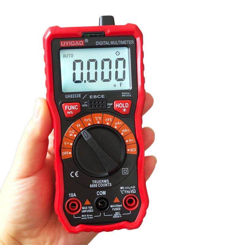 数字万用表高精度显数电压电流电工家用多功能保持数据测试万用表