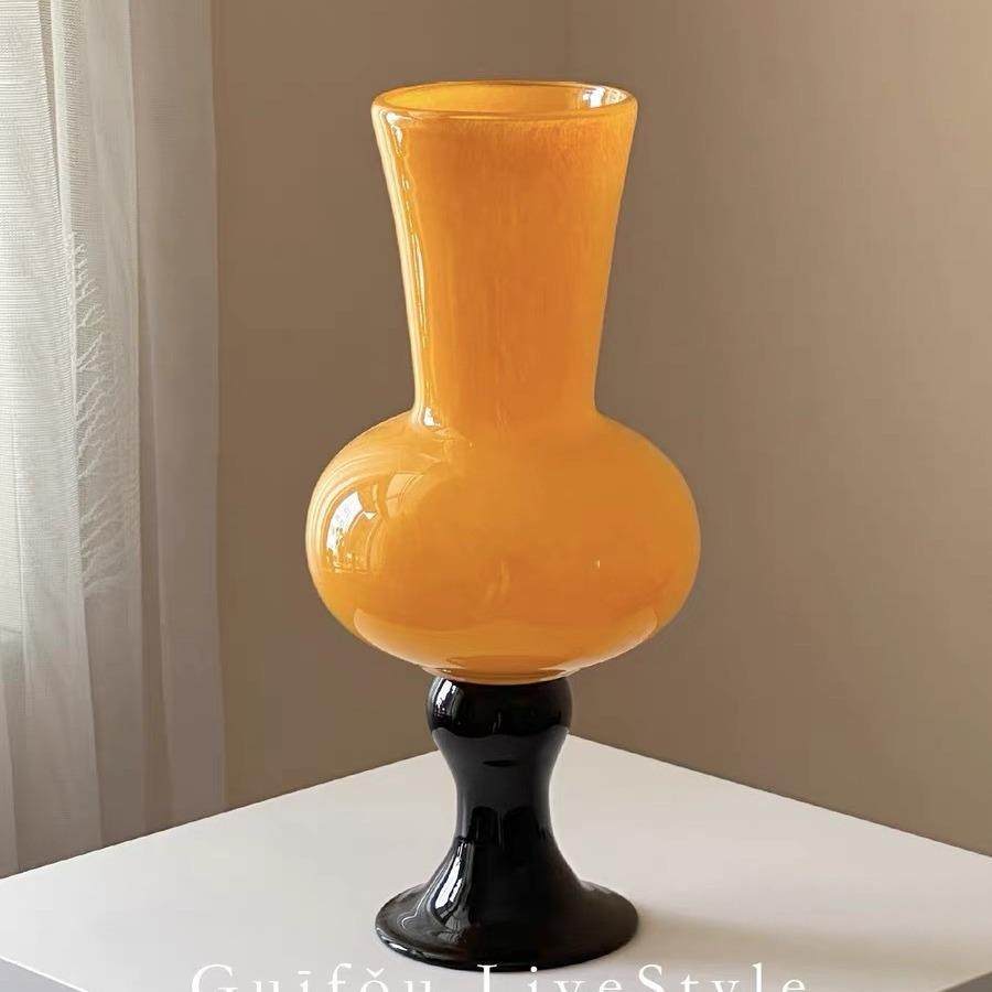 新中式高脚花瓶中古风琉璃软装摆件鲜花百合水养玻璃花器,玩具/童车/益智/积木/模型,毛绒/玩偶/公仔/布艺类玩具,淘宝优惠券,粉丝福利购,淘宝优惠卷