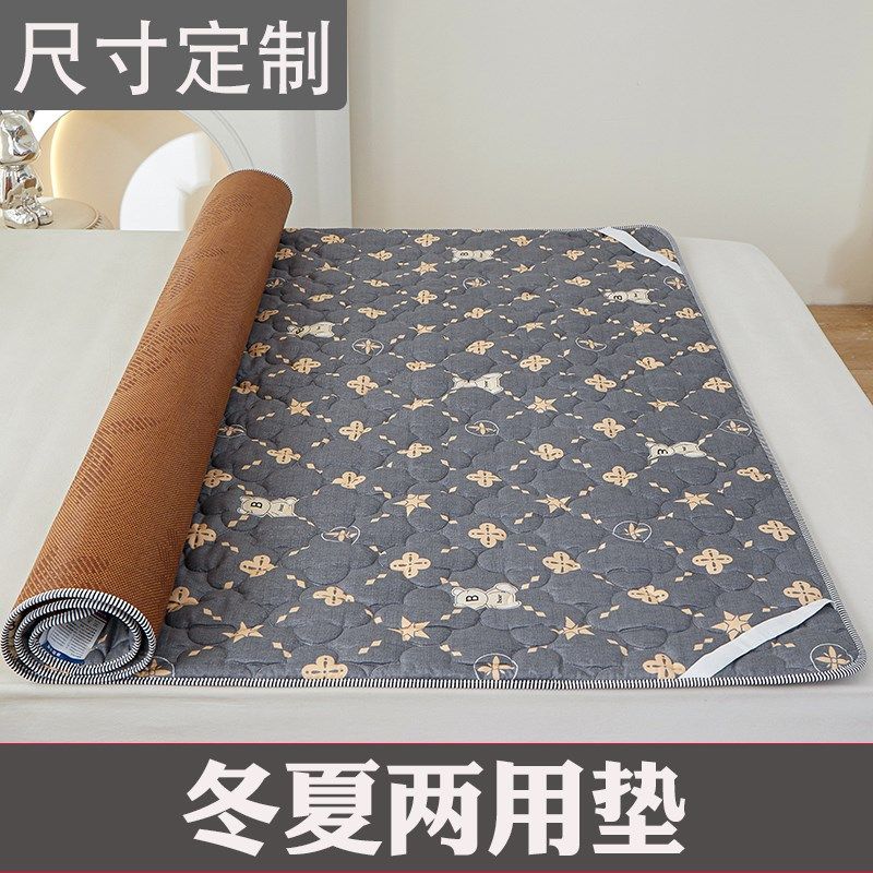 A类冬夏两用凉席床垫1.8双面软硬席垫褥子可折叠学生宿V舍单人0.9