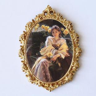 欧式创意树脂相框装饰画客厅卧室餐厅玄关相框美式金色卧室相框