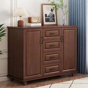 斗柜美式柜子简约现代抽屉柜储物柜家用卧室收纳柜客厅靠墙置物柜