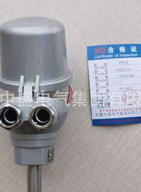 PT100热电阻WZPB2-230 -50~150℃螺纹NPT3/4 L=300/200