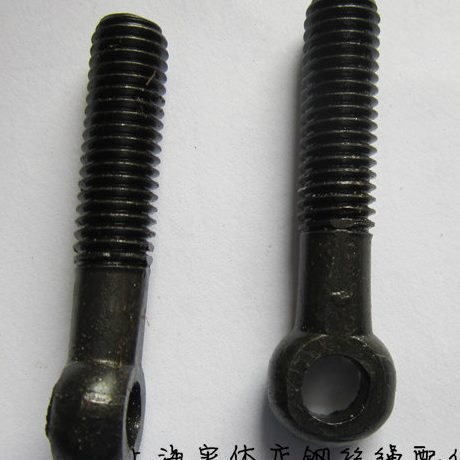 带 70螺丝螺栓活螺丝铁60*mm40孔 500十只活接吊环发8黑M  节12