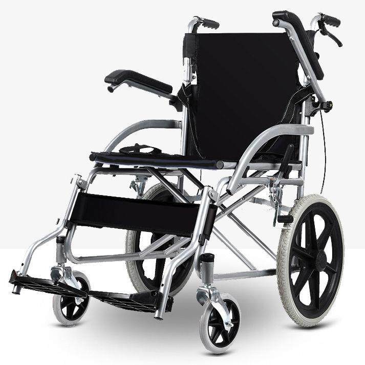 手动轮椅超轻便折叠老人专用便携式简易小型手推旅行代步车