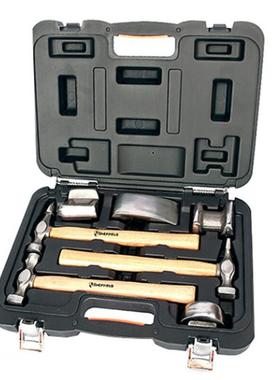 钢盾S116001 7件套钣金组套铬钒钢锤子