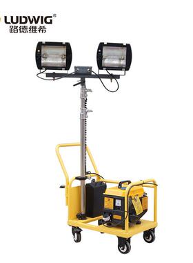 A-103小型推车便携式轻型升降泛光灯SFW6120拖车款移动照明灯车电