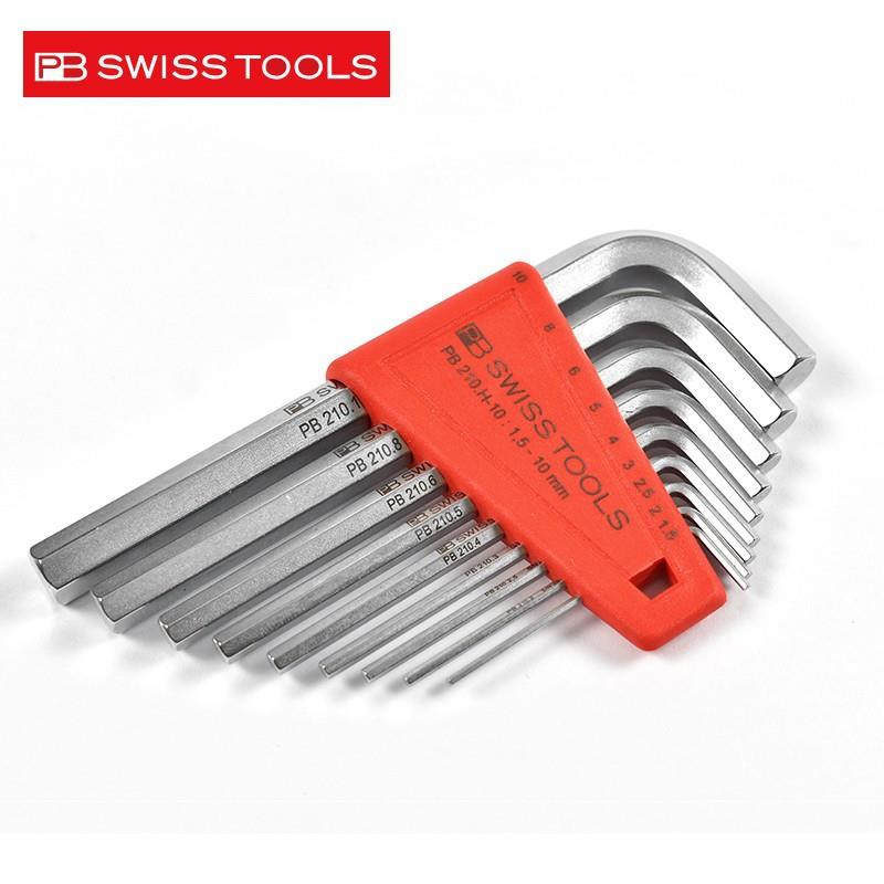 PB瑞士进口PB 210.H-10套装内六角扳手