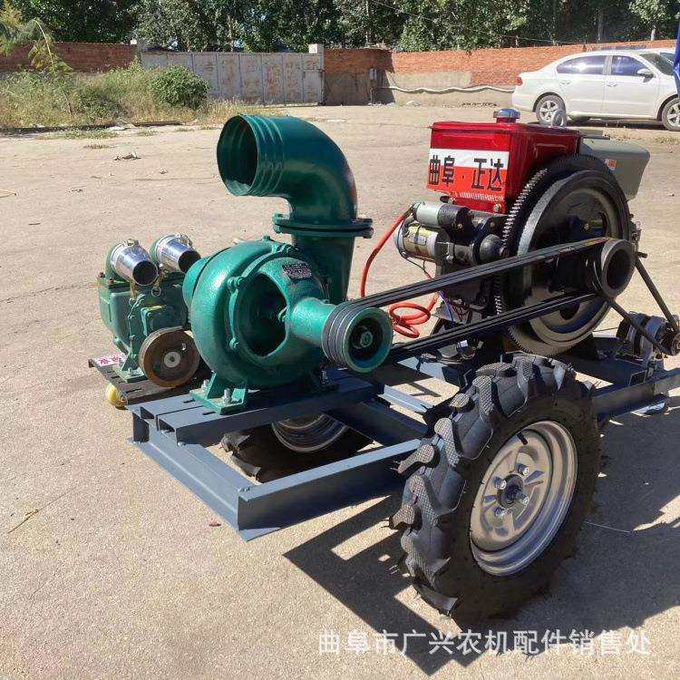 水冷柴油6寸离心抽水泵单缸排涝抗旱污水泵工程混流式倒水泥浆泵