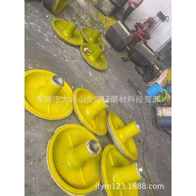 金富耐磨耐用涡流式抛光机PU胶高速涡流研磨机换胶流式光饰机补胶