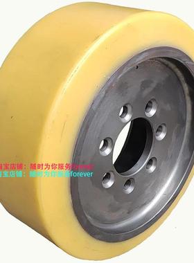 林德堆高机R12后轮转向轮子 LINDE液压1.2吨叉车驱动轮主动轮轱辘