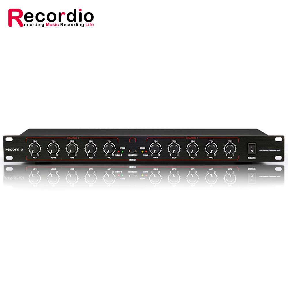 GAX-206 专业设备立体声单声道2进10出舞台演出音频分配器分配器