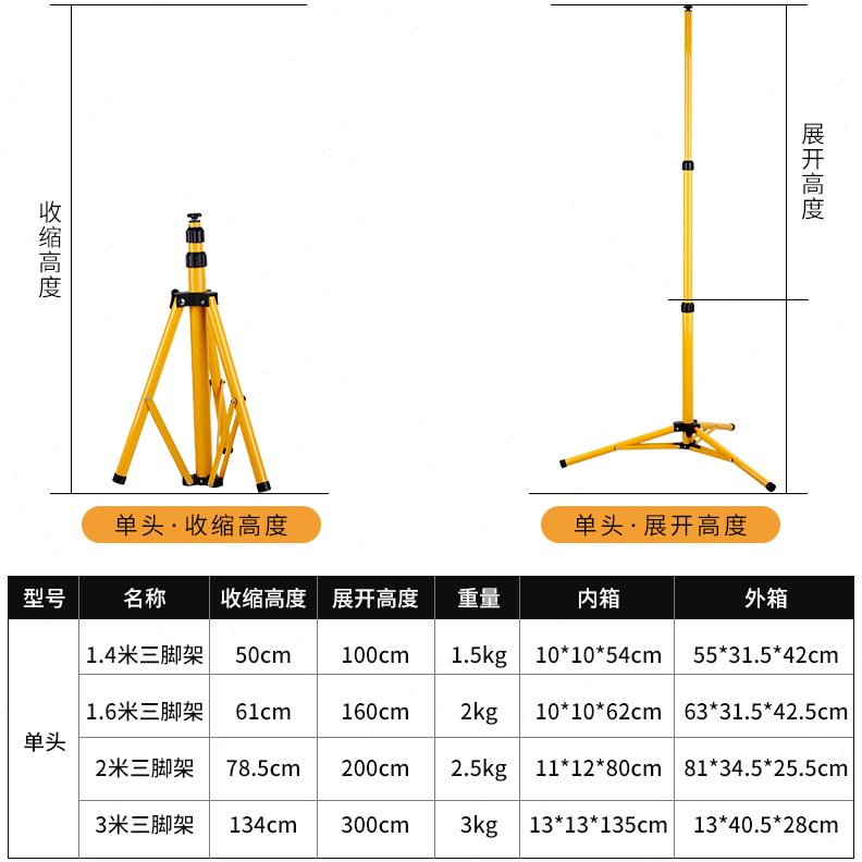 地灯支架led球双头地摊营灯垂钓单头充电投光灯户外应急灯广场场