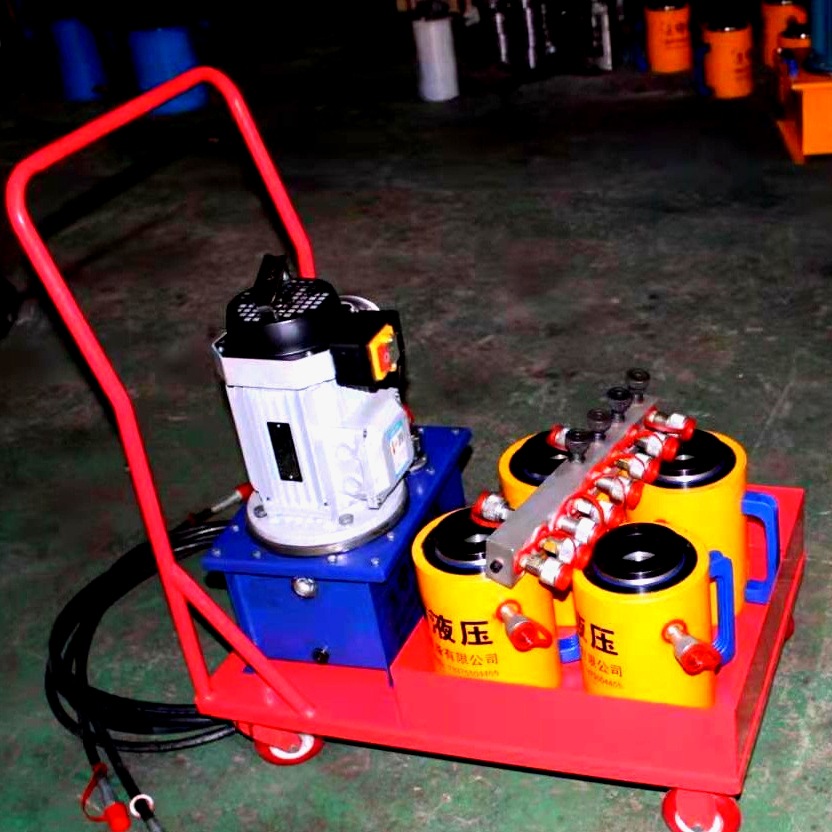 板式换热器专用维护拆装清洗工具电动50T液压夹紧器扳手清洁