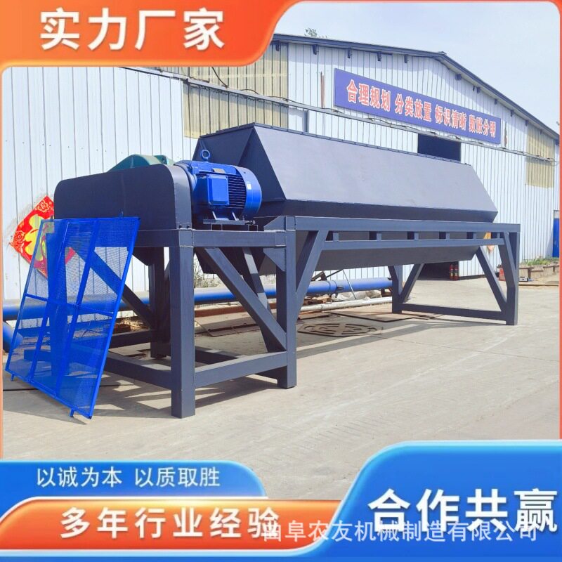 批量破碎料除锈干磨机大型六角滚筒抛光机鹅卵石磨圆水磨机