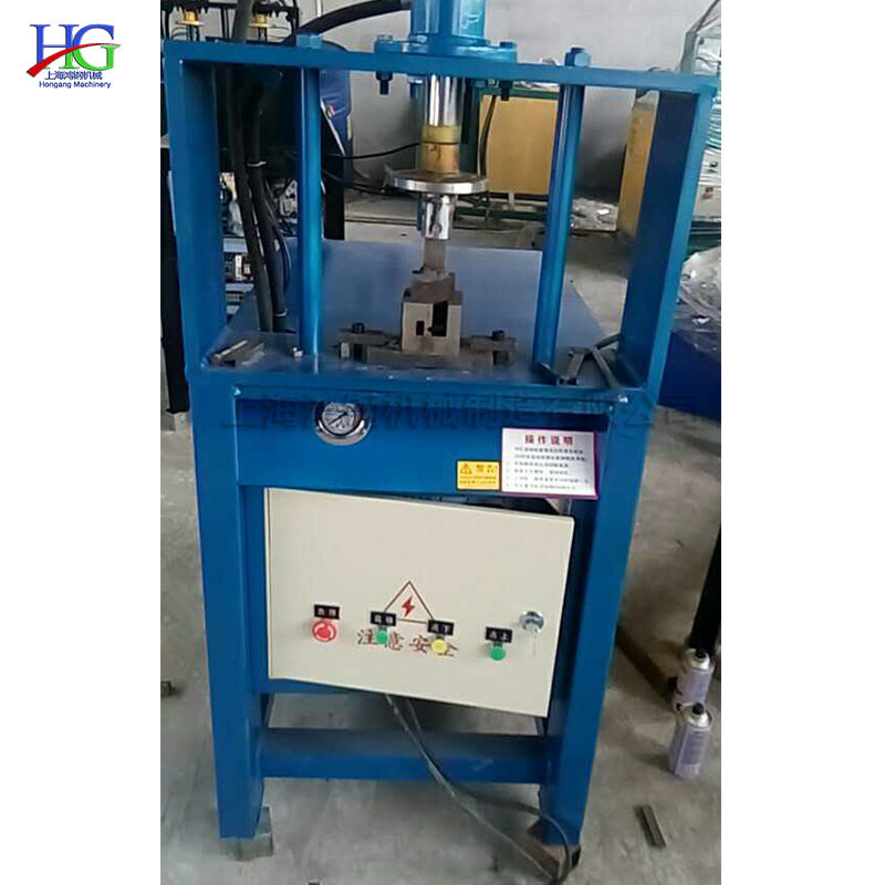 铁管铝合金冲孔机液压圆管冲弧机不锈钢管护栏货架开口机现货