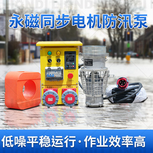 永磁同步电机轴流泵  防汛抽水抢险高扬程排洪涝变频潜水防汛泵