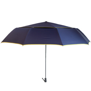 3人双层折叠雨伞超大抗台风伞男士 商务伞母婴情侣十骨拒水防吹翻