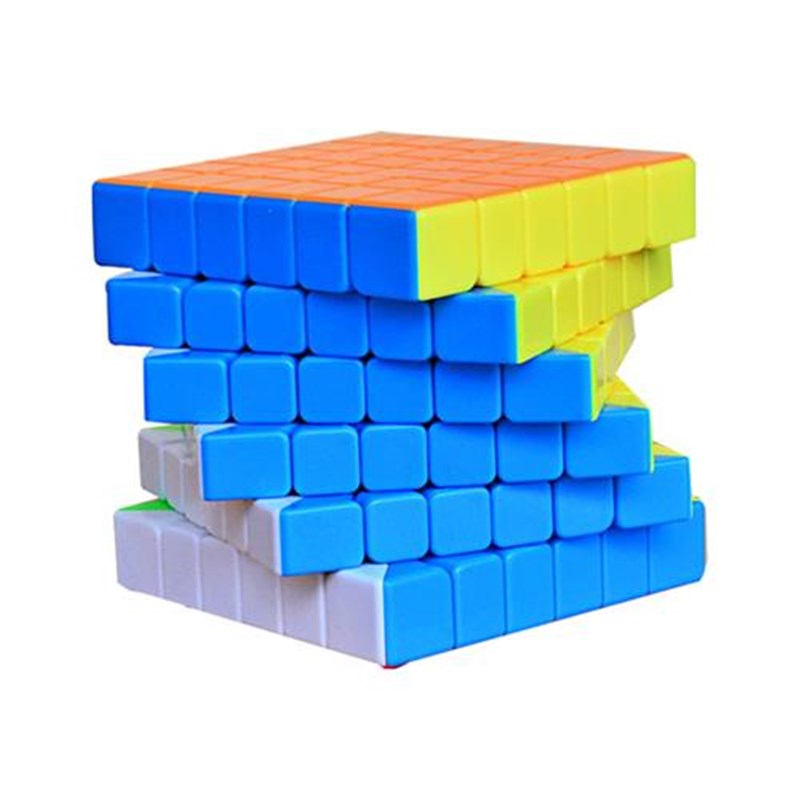 实色6阶魔方免贴纸比赛六阶顺滑速拧魔方儿童成人益智玩具