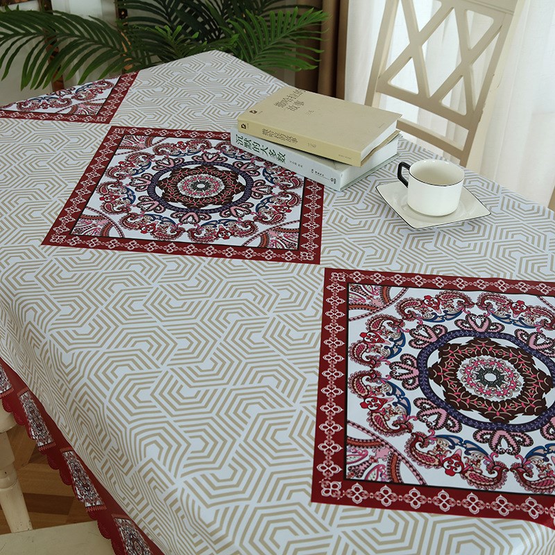 欧式餐桌布防水防油耐高温加厚免洗桌布网红桌布书桌茶几桌垫ins