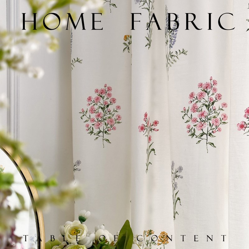 韩式法式田园浪漫蕾丝奶油风清新碎花客厅卧室半遮光白色裙摆窗帘