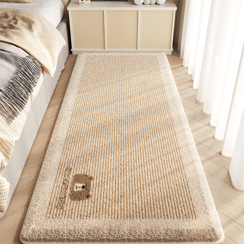 卡通床边毯女孩卧室防滑脚垫儿童房间地垫可爱毛绒床下床前地毯,居家布艺,床边毯,淘宝优惠券,粉丝福利购,淘宝优惠卷