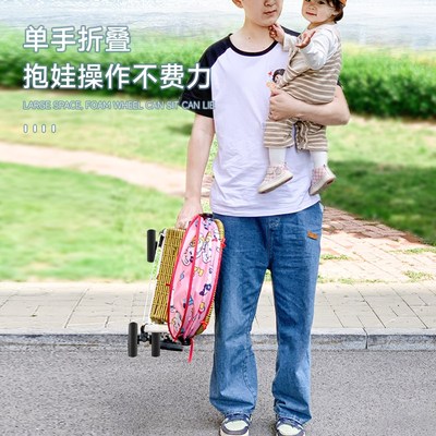 藤椅婴儿推车可坐可躺可折叠仿藤车宝宝夏天夏季竹藤婴儿车小推车