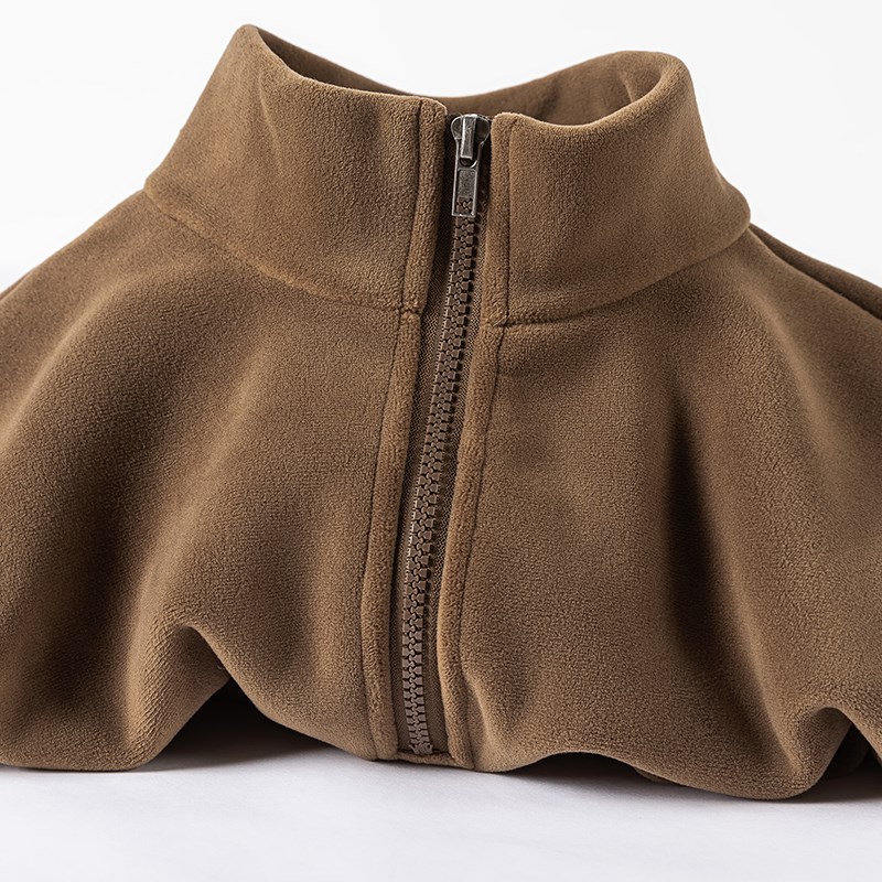 不惧严寒!600g重磅澳粒绒卫衣A冬季保暖厚实覆古外套男女款丨袖扣