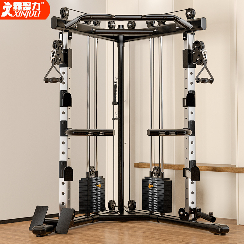 小飞鸟龙门架健身家用高位下拉划船飞鸟器材多功能一体综合训练器