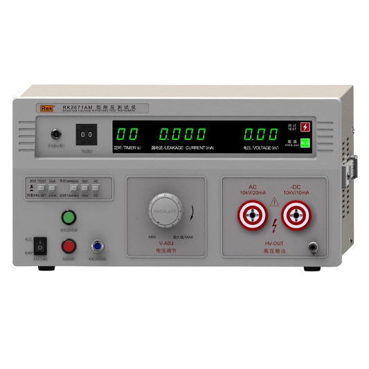 供应深圳美瑞克 RK2671CM交直流耐压测试仪  0-5/10KV,100/20mA