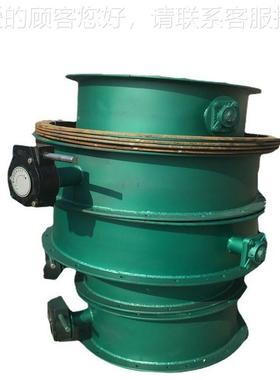 DN7通15300气蝶 法兰式风管道翻板阀 电动风烟门可远程阀就地控制