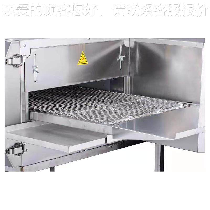 厂家链条式披萨炉能12/15IRR智18寸披汉/堡萨电烤炉热风式披萨烤