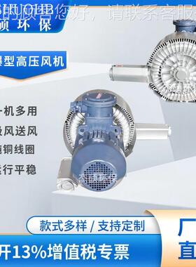 E7XR-0JS22防爆高压风机.5KW粉尘防爆漩涡机防变频风增爆压风机