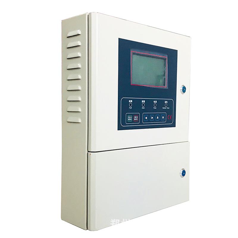 一拖八主机分线制4-20ma传输8通道可燃有毒气体报警控制器带总线