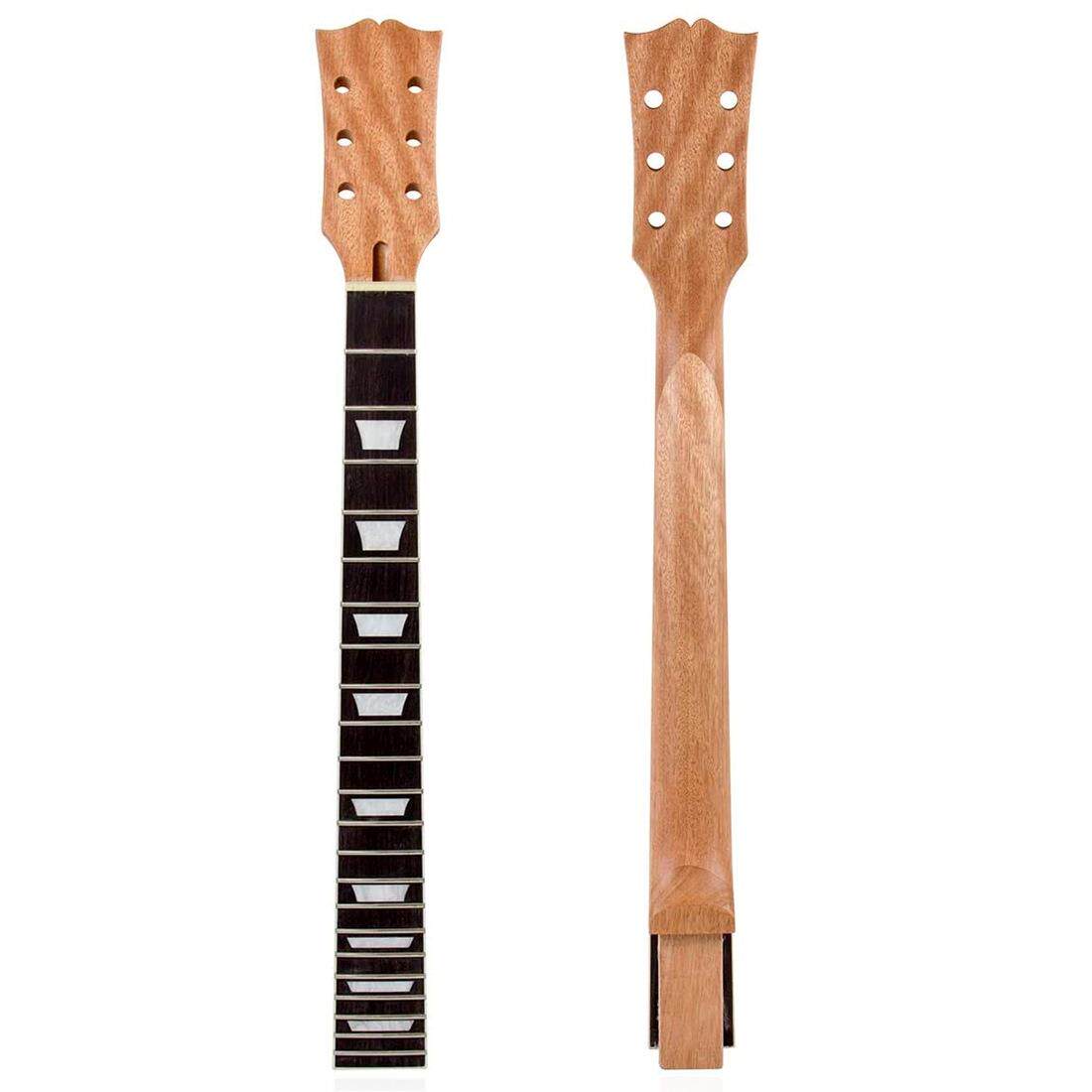 22品桃花芯木LP电吉他琴柄琴颈玫瑰木指板for Les Paul LP