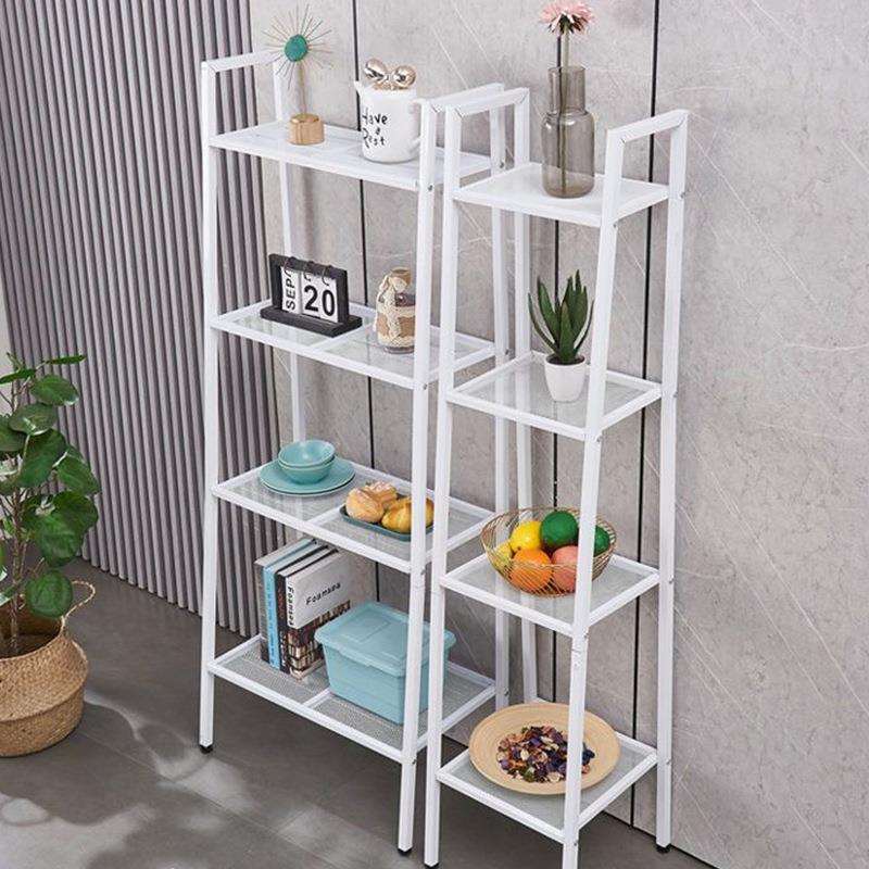 家用客厅收纳架现代铁艺收纳展示架落地卧室收纳架花架厨房置物架