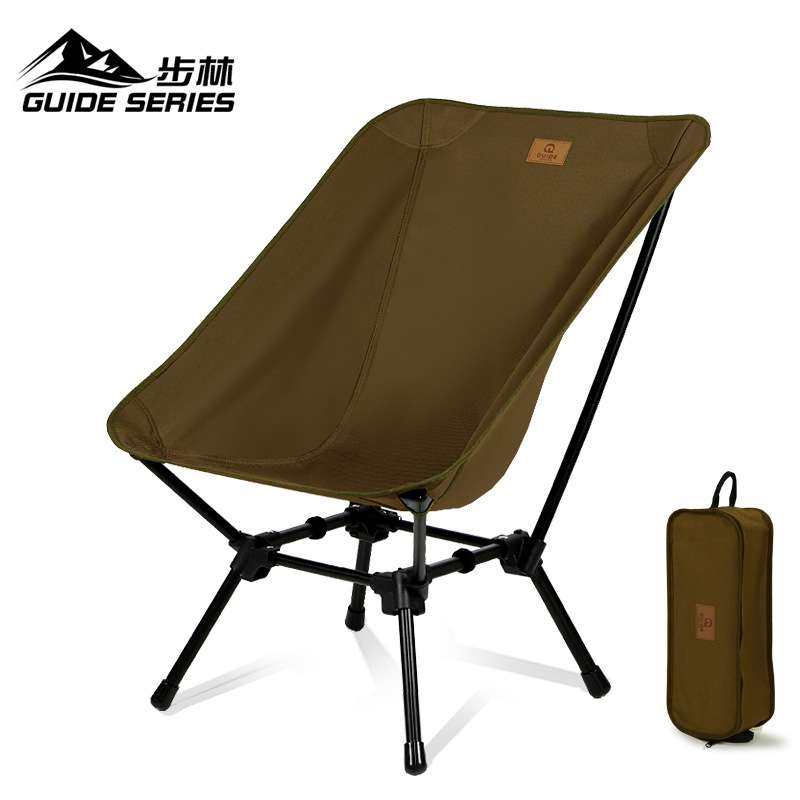 步林GuideSeries户外露营折叠椅超轻椅子高靠背加高露营椅休闲椅