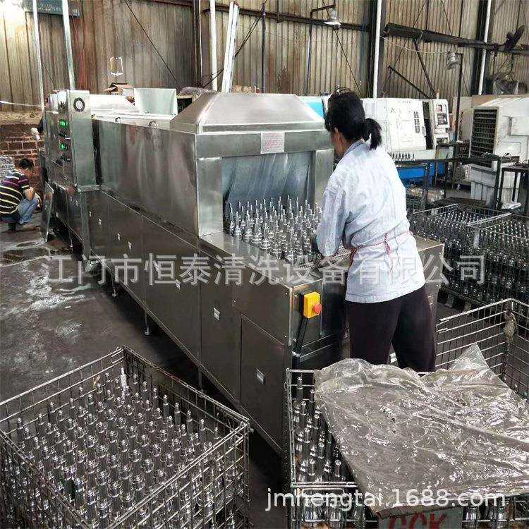 源头厂家江门恒泰五金配件清洗机 顺德佛山批量洗油洗锈烘干线
