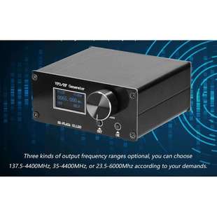 0.5PPM射频信号源23.5-6000M 点频扫频 幅度可调内置电池可充电