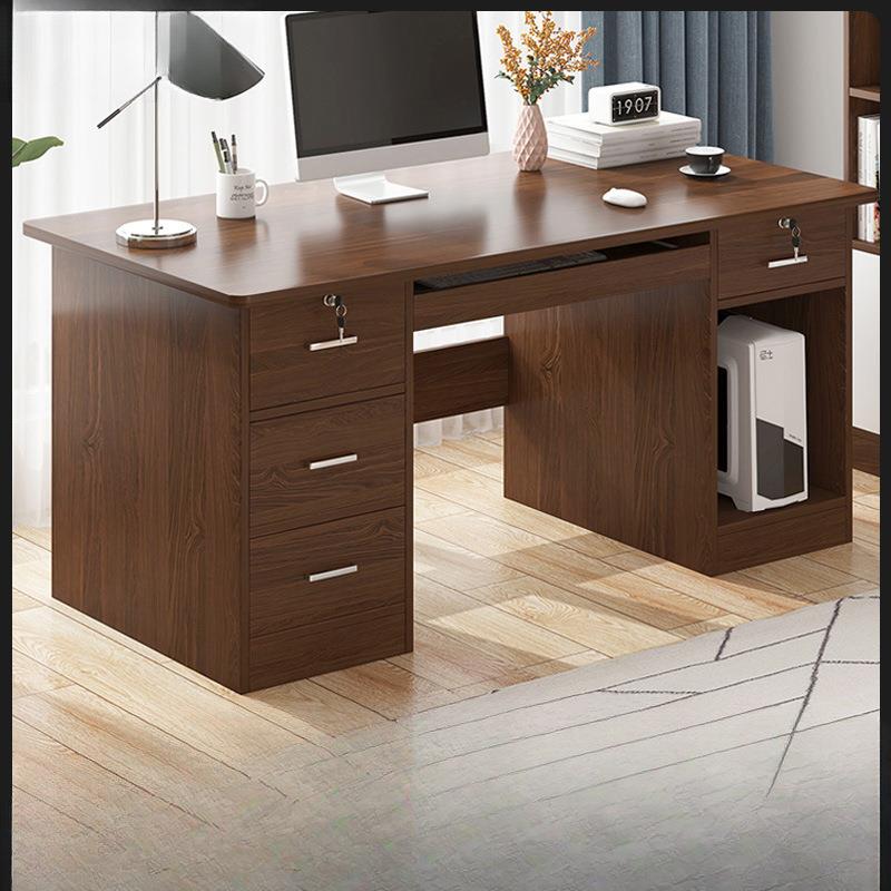 办公桌电脑桌家用书桌简约办公室桌椅组合卧室写字学习桌长条桌子