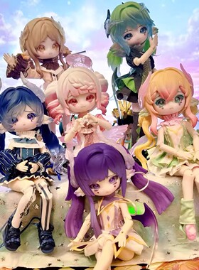 正品露露亚交响诗盲盒八分BJD可动关节人偶手办桌面玩偶摆件礼物