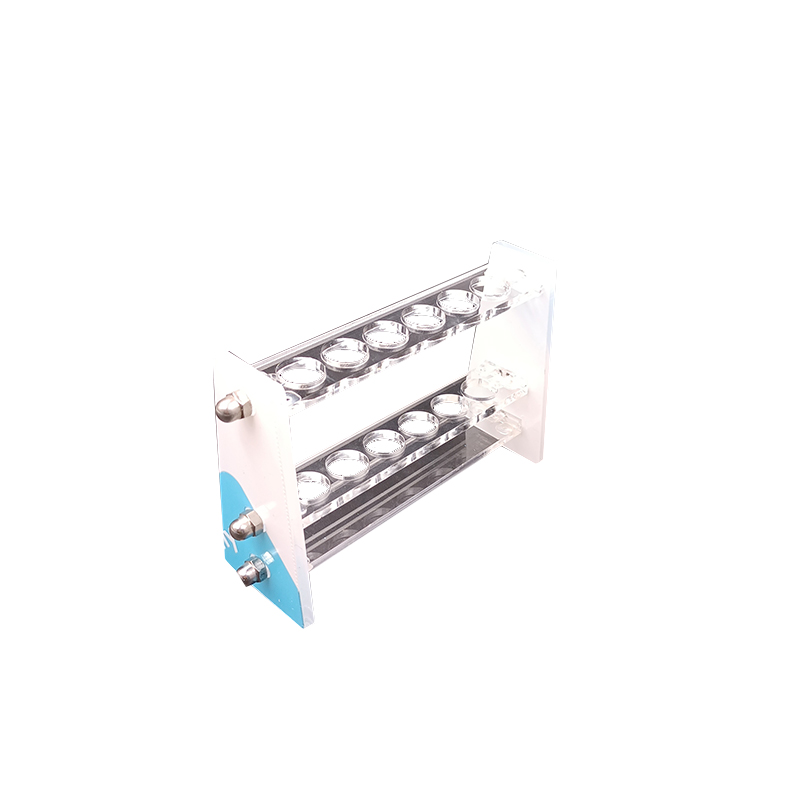 新款有机玻璃比色管架1m0 25v 50 100ml12孔6 可拆卸实验室加厚比