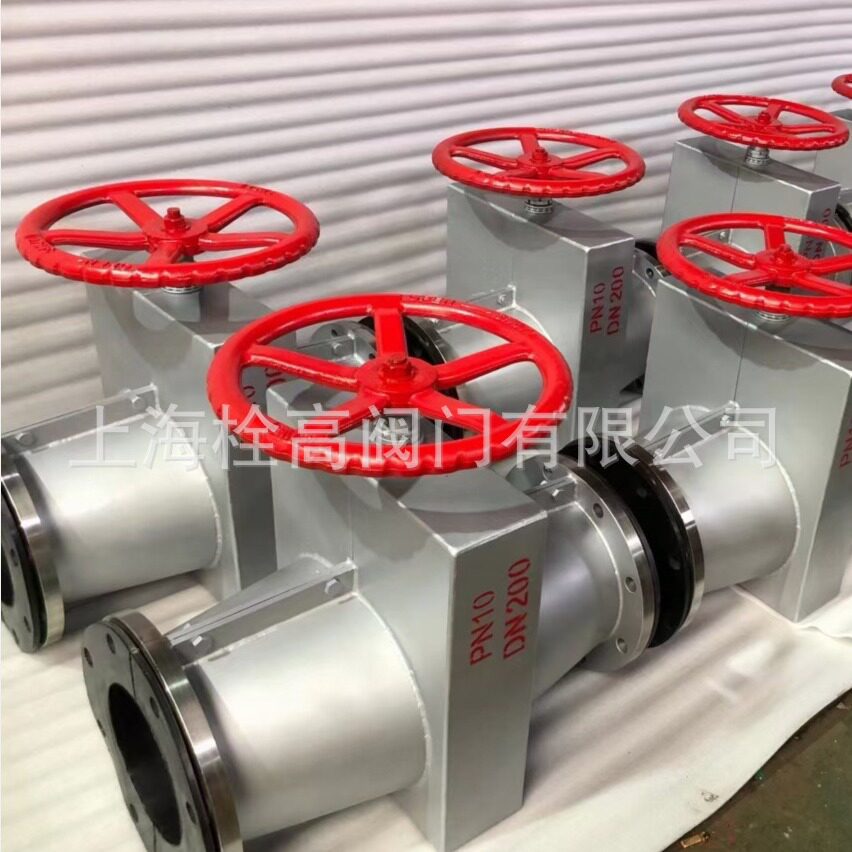 法兰隔膜阀GJ41X-16铝合金隔膜阀手动不锈钢隔膜阀口径DN40-300