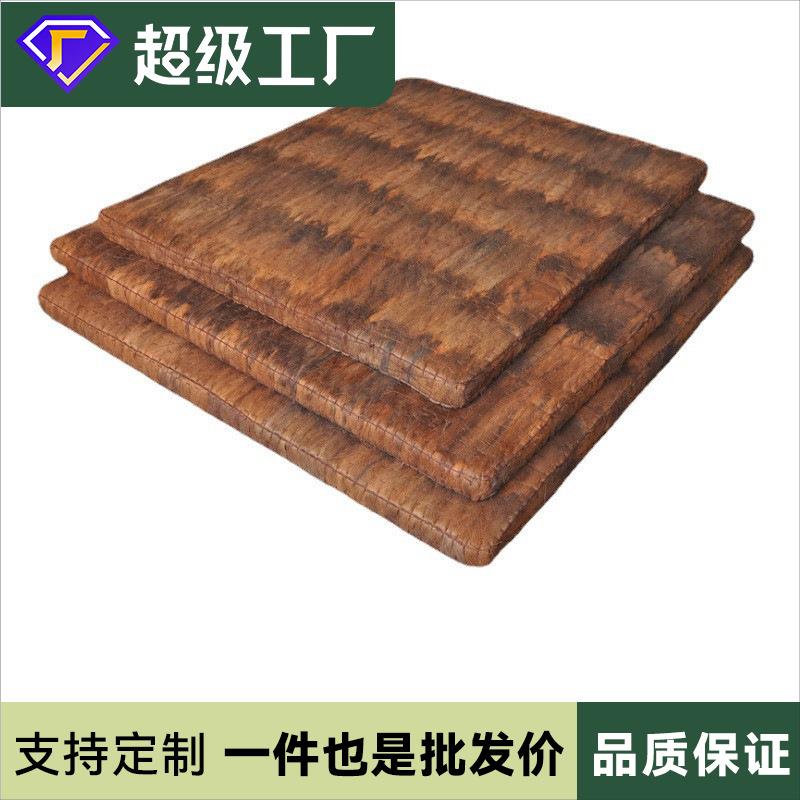 手工棕榈全山棕黄麻床垫儿童无胶偏硬薄棕垫老式床墊透气护理床