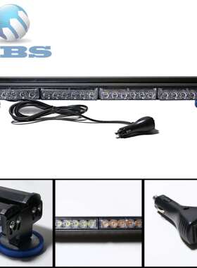 48LED双排爆闪灯 LED双排棍子灯 汽车车顶灯 144WLED爆闪灯