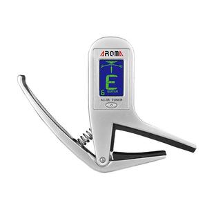 AROMA阿诺玛AC-05民谣吉他电木吉他贝司校音器变调夹调音器二合一