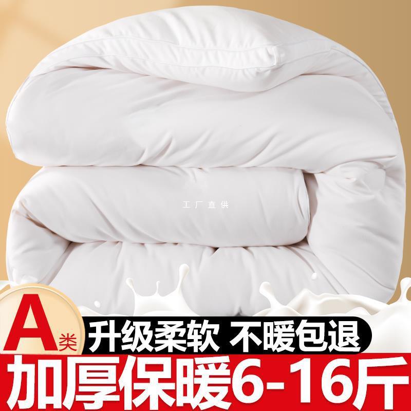 被子冬被加厚保暖10/12斤8丝绵被冬季太空被学生宿舍被芯双人棉被