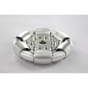 单片90°铝轮 100mm铝全向轮 wheels directional 14179S omni