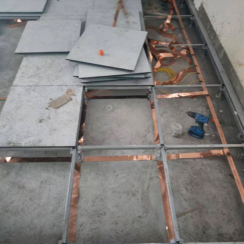 电子工程机房防静电措施防静电地板安装精密仪器防雷接地